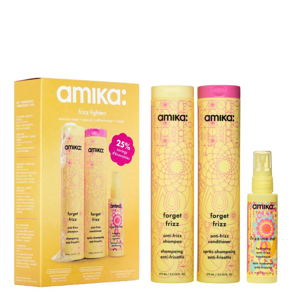 amika Frizz Fighters Wash + Care Set