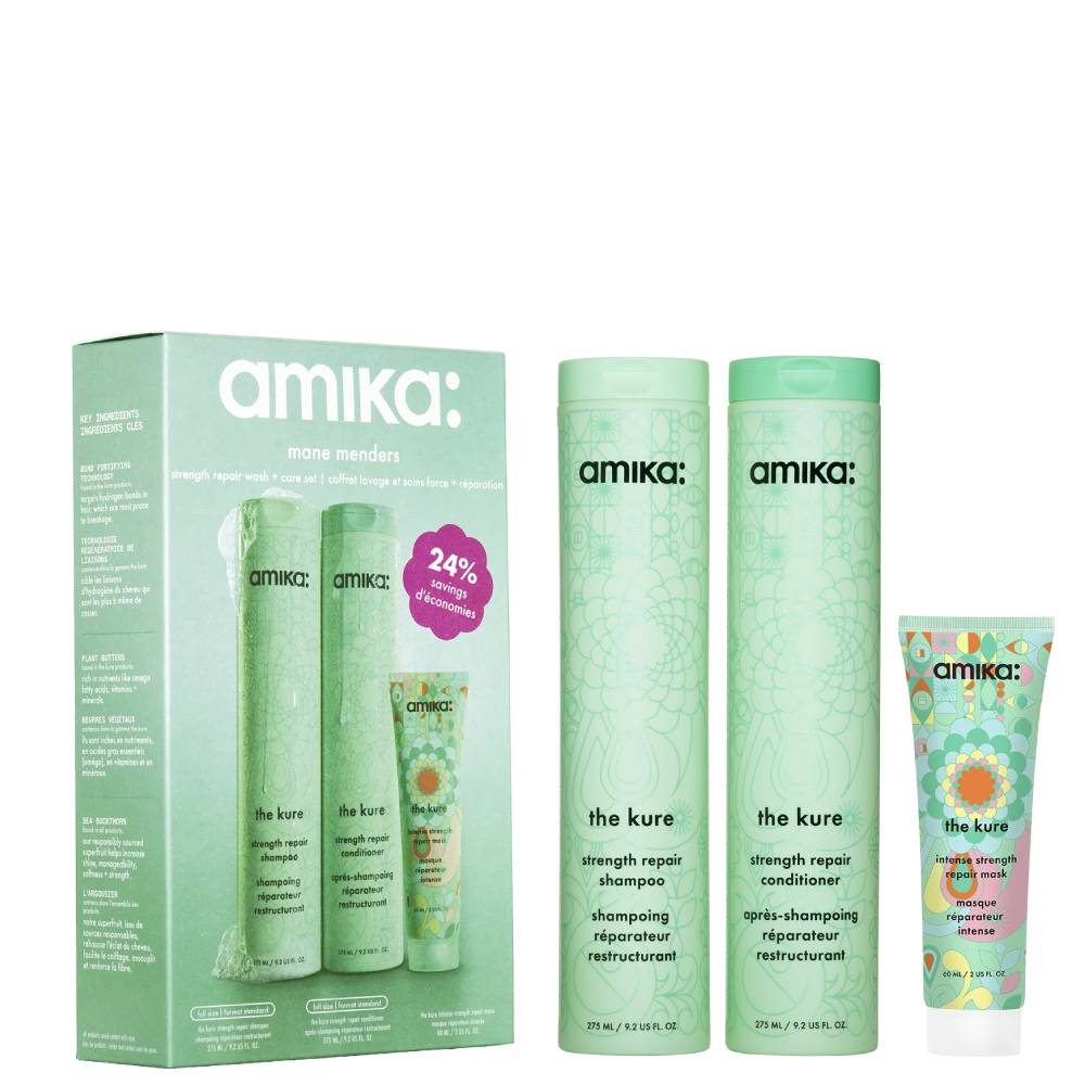 amika Mane Menders Wash + Care Set