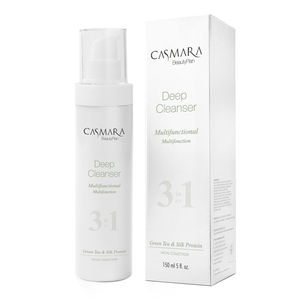 Casmara 3 in 1 Deep Cleanser with Green Tea & Silk Protein 150ml
