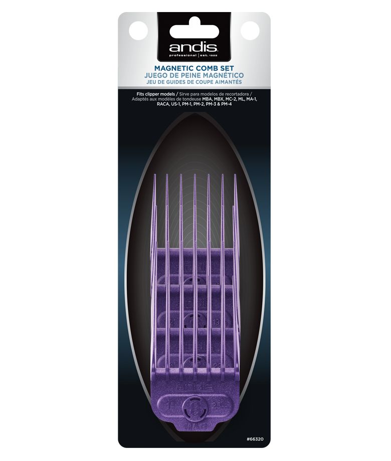 Andis Magnetic Comb Attachment 4 Piece Set #66320