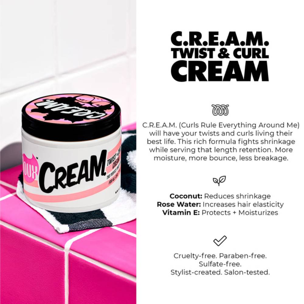 The Doux Cream Twist + Curl Cream 454g