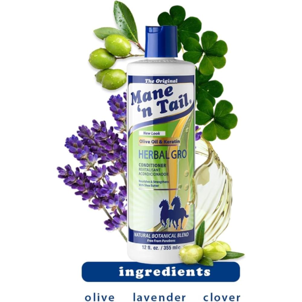 Mane 'n Tail Herbal Gro Conditioner 355ml