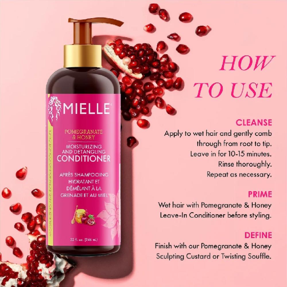 Mielle Pomegranate & Honey Moisturising & Detangling Conditioner 355ml