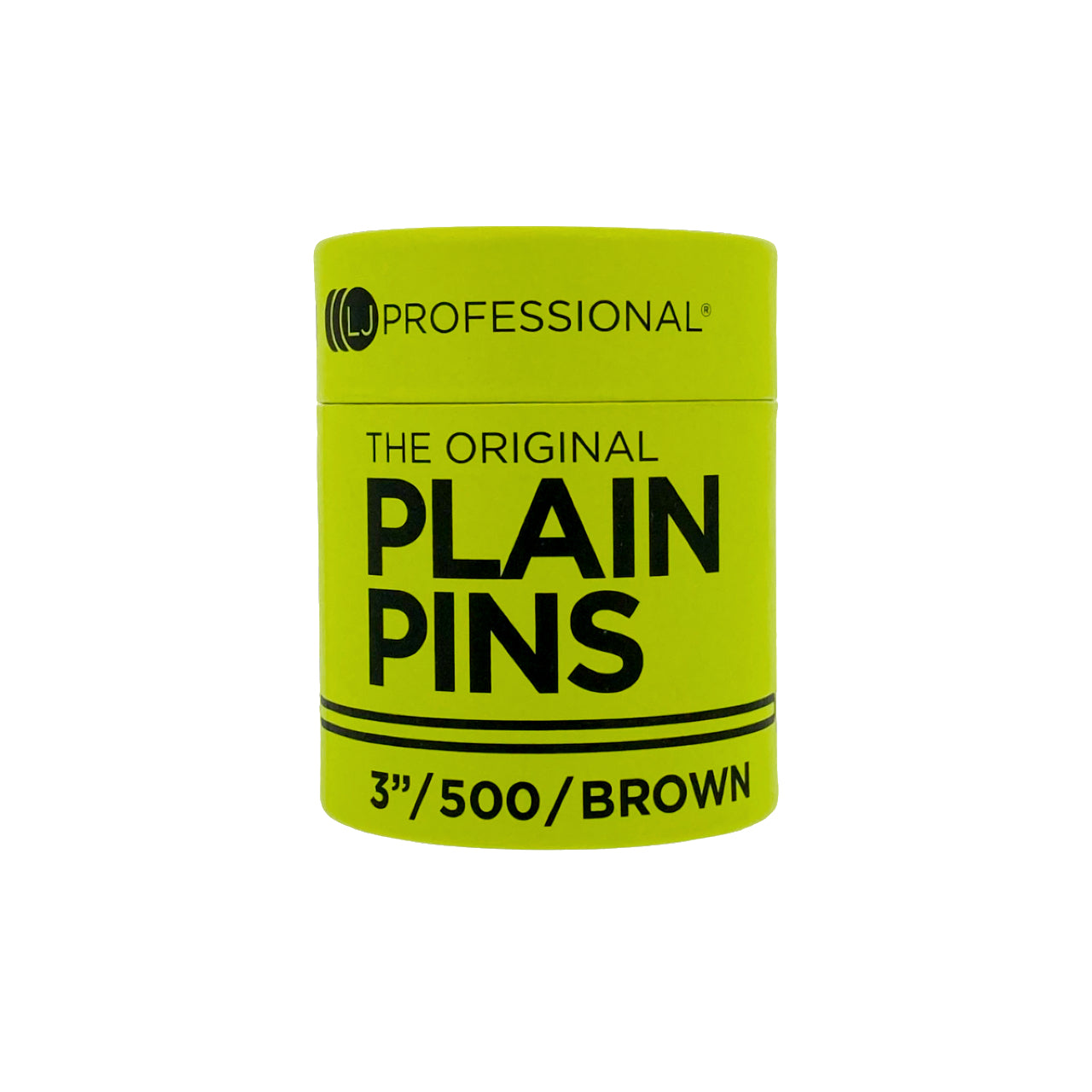 LJ Plain Hairpins 3" Brown (500)