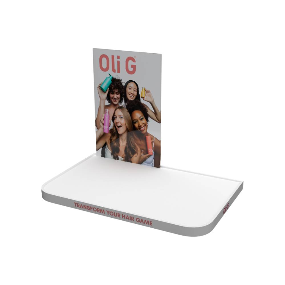 Oli G White Acrylic Display