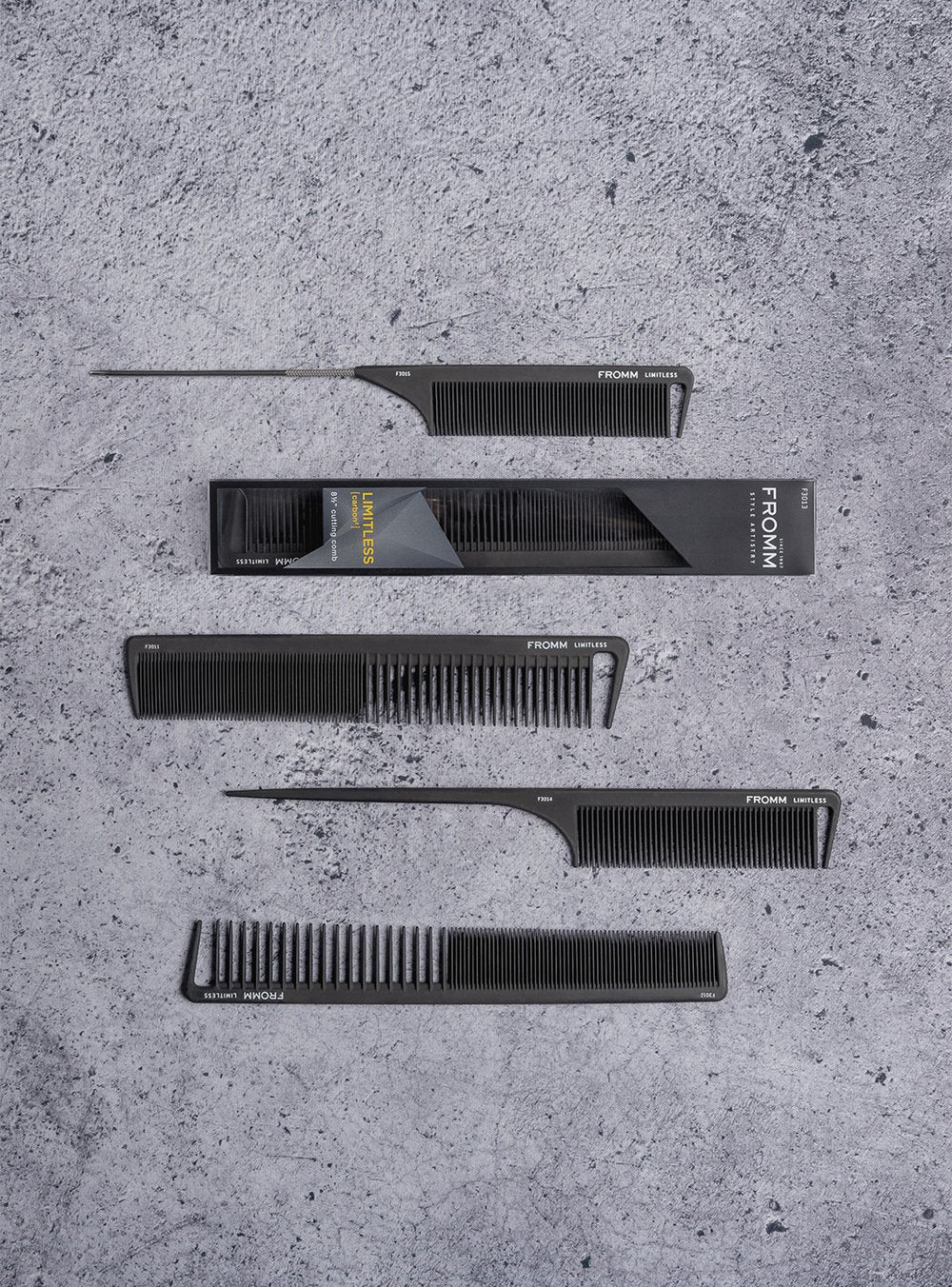 Fromm Limitless 9" Carbon Pin Tail Comb