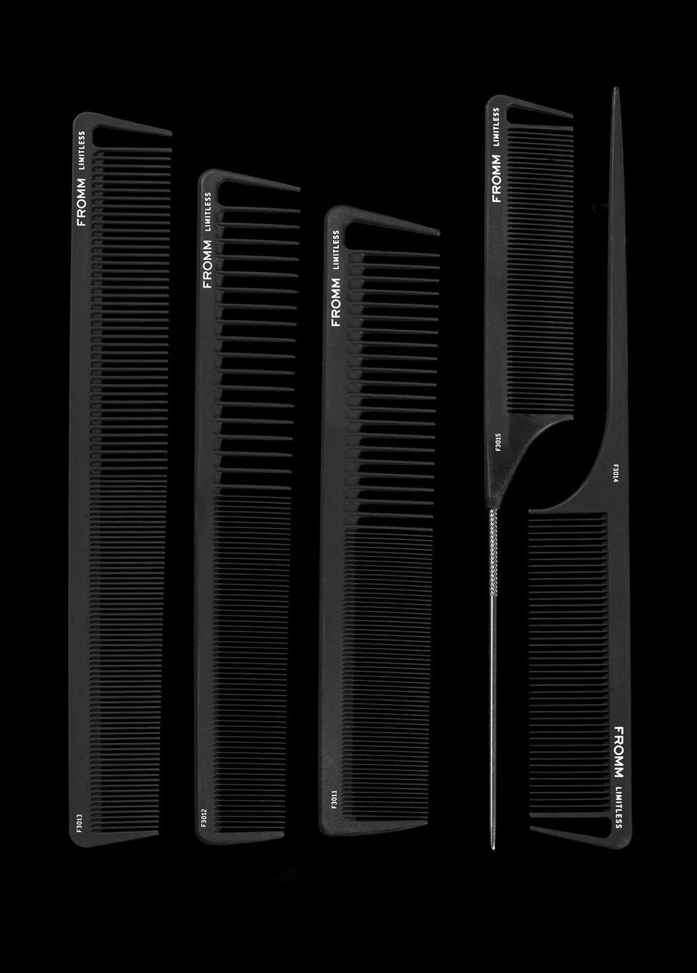 Fromm Limitless 9" Carbon Pin Tail Comb