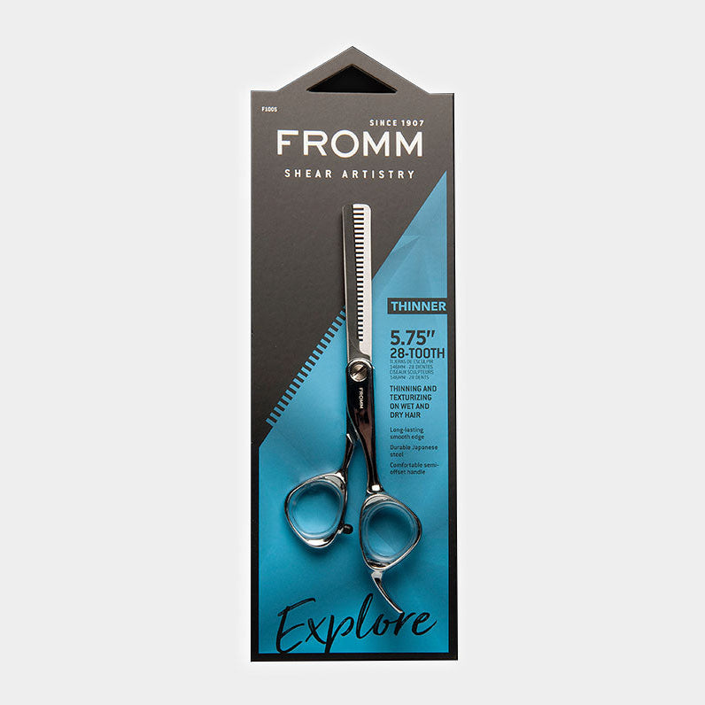 Fromm Explore 28-Tooth Thinning Scissors 5.75"
