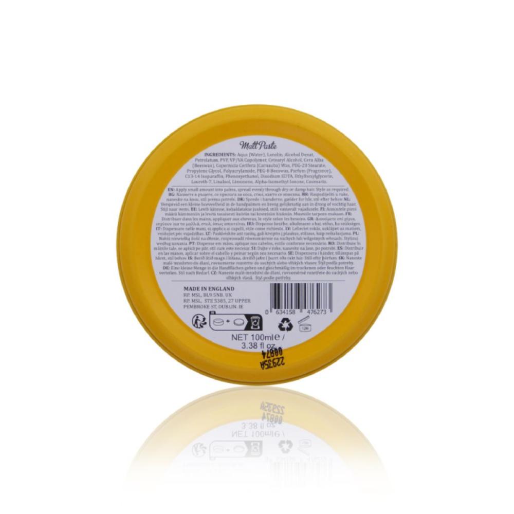 Dapper Dan Matt Paste High Hold Low Shine 100ml