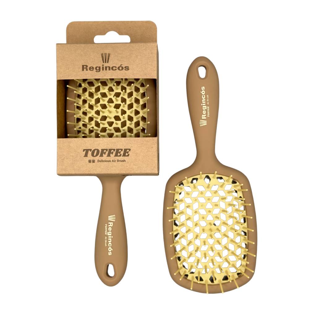 Regincos Toffee Flexible Vent Hair Brush