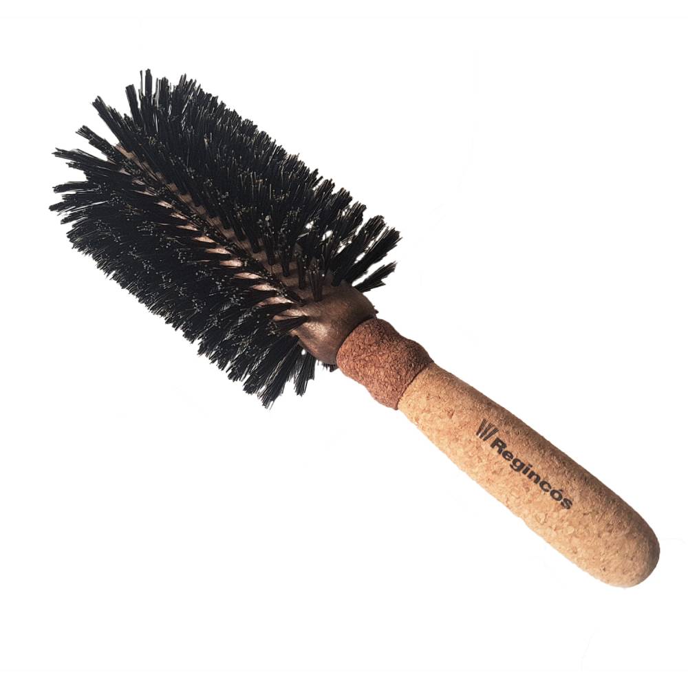 Regincos E-Cork Black Bristle Hair Brush 80mm