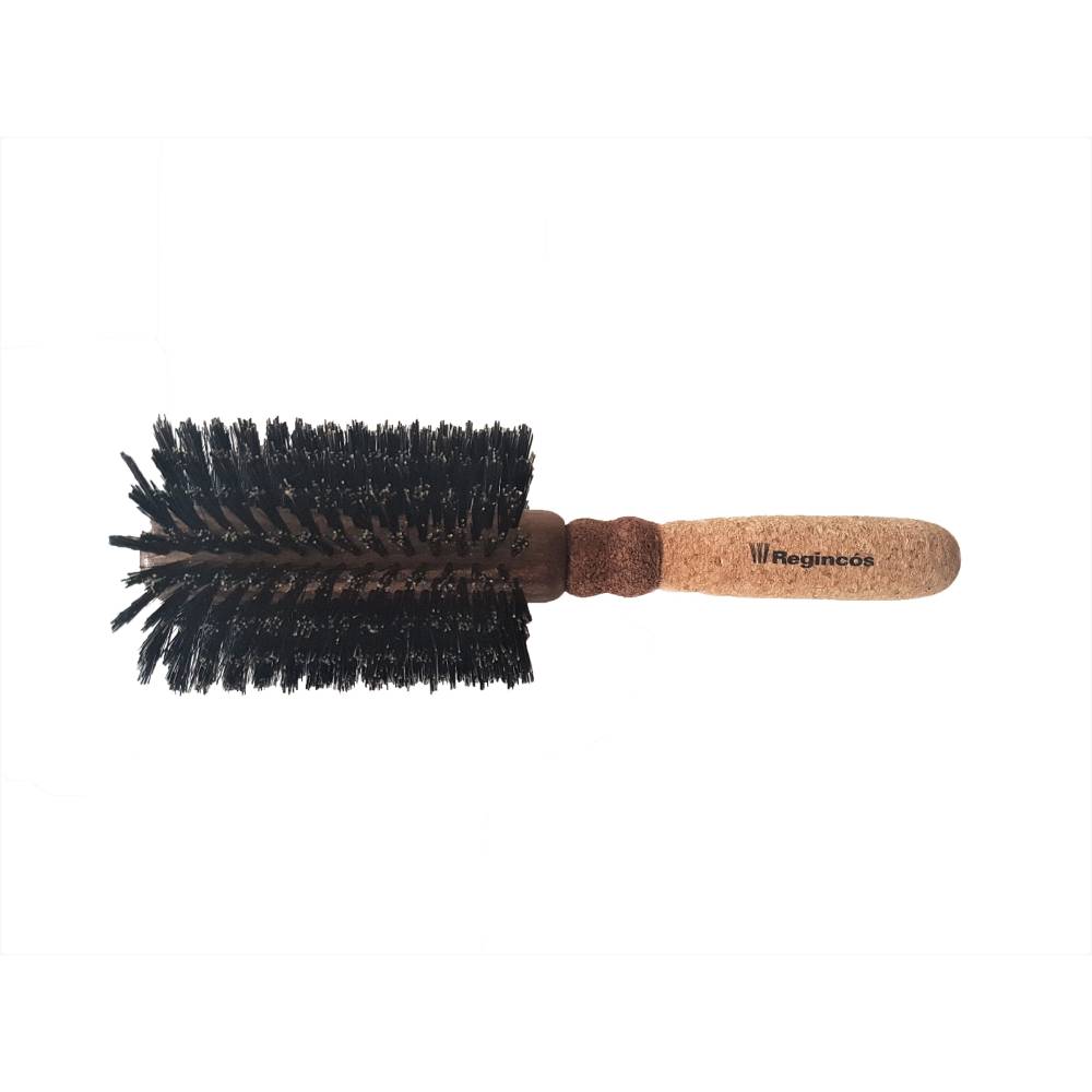 Regincos E-Cork Black Bristle Hair Brush 80mm