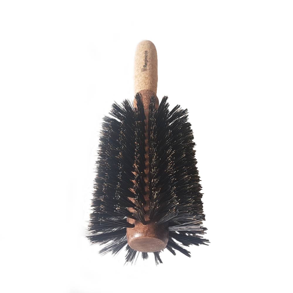 Regincos E-Cork Black Bristle Hair Brush 80mm