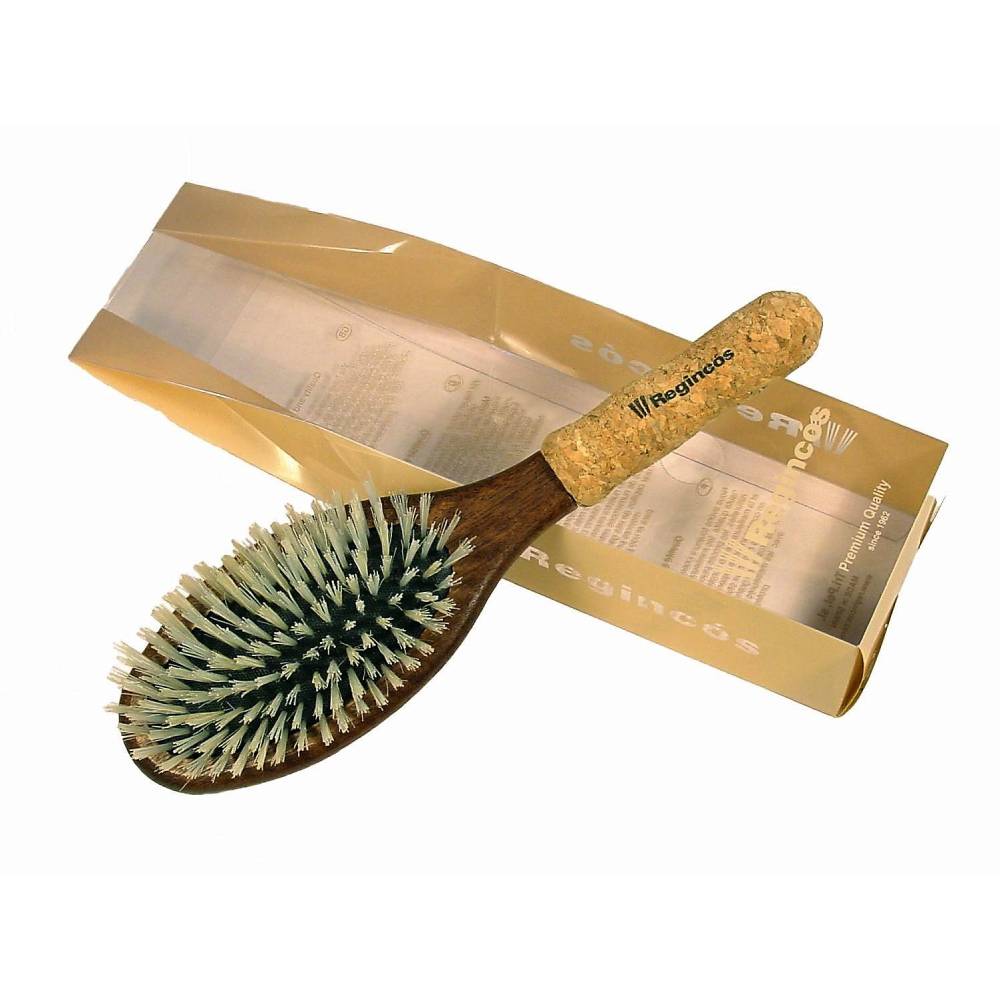 Regincos Oval Cork Blonde Hair Brush