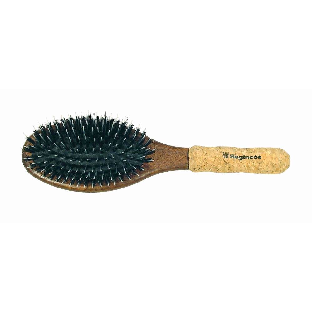 Regincos Oval Cork Hair Hair Brush for Extensions