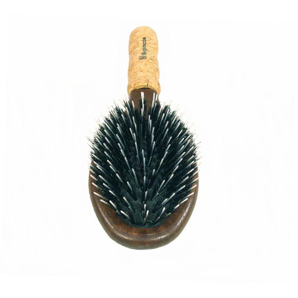 Regincos Oval Cork Hair Hair Brush for Extensions