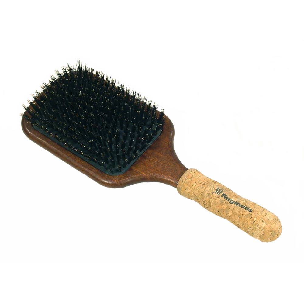Regincos Paddle Cork 100% Pure Bristles Hair Brush