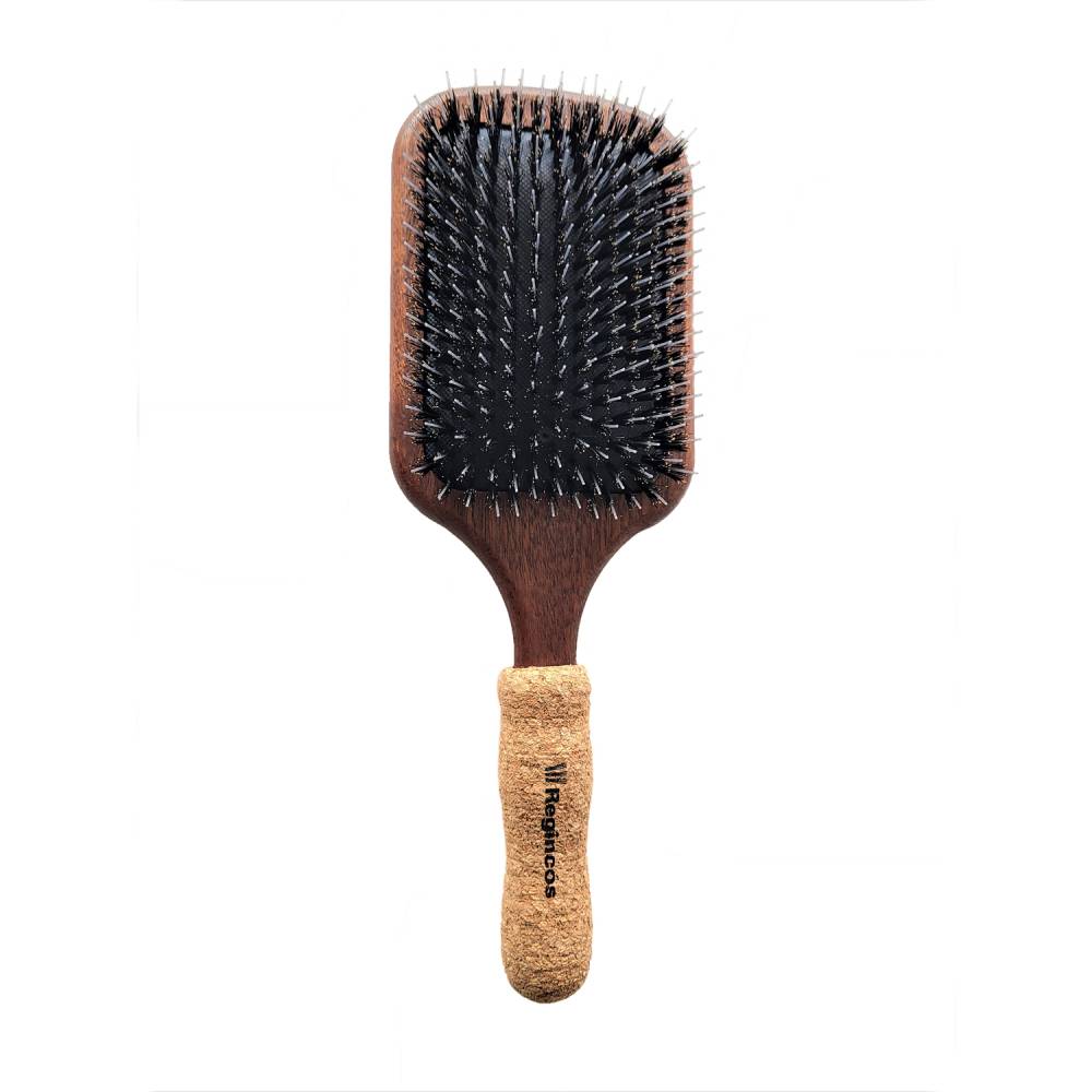 Regincos Paddle Cork Double Pin Hair Brush