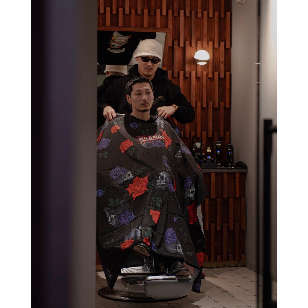 Brosh x Wildside Yohji Yamamoto Cutting Cape - Skull Rose