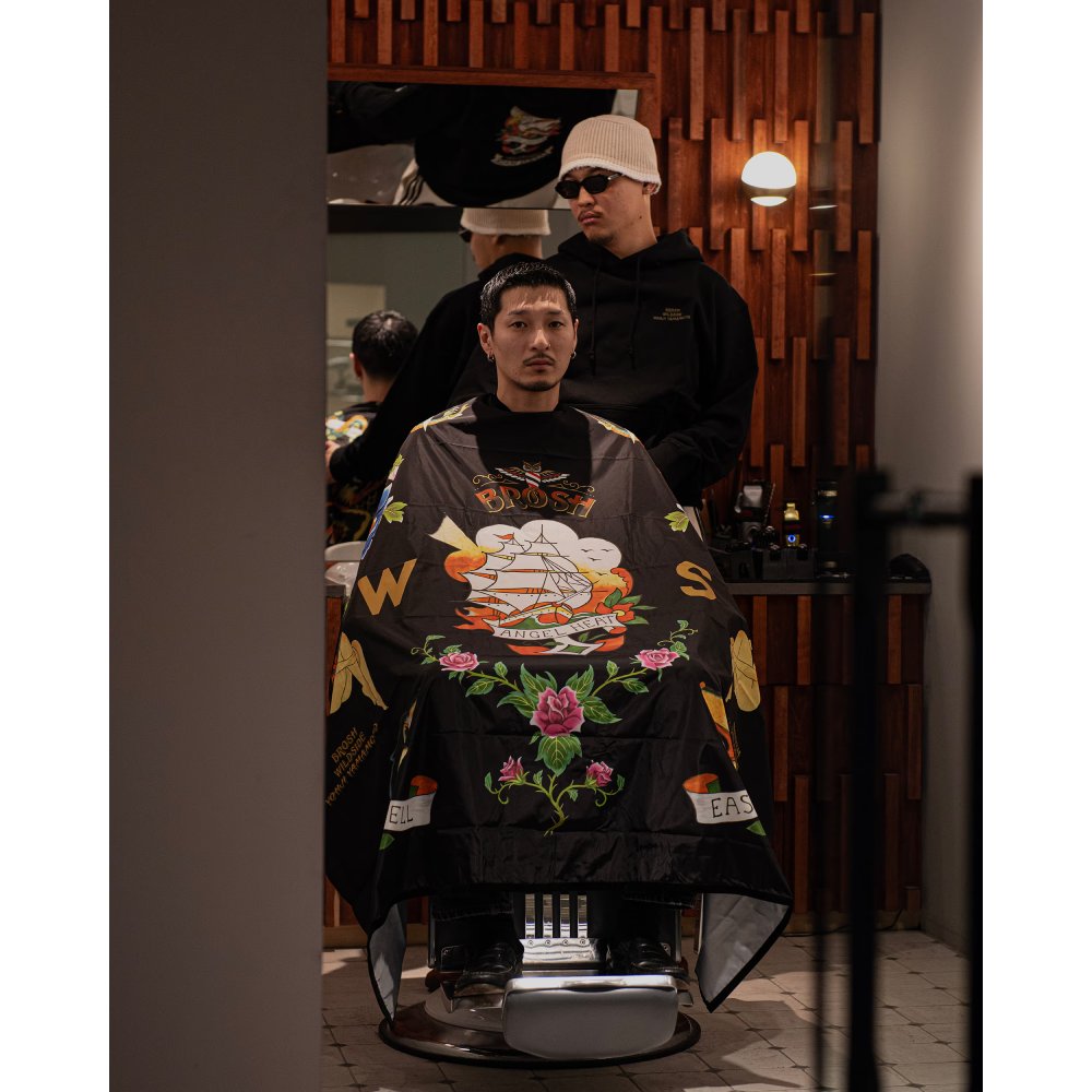Brosh x Wildside Yohji Yamamoto Cutting Cape - Tattoo