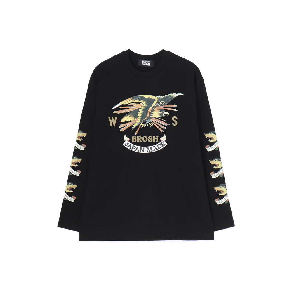 Brosh x Wildside Yohji Yamamoto Long Sleeve Tattoo T-Shirt - Large