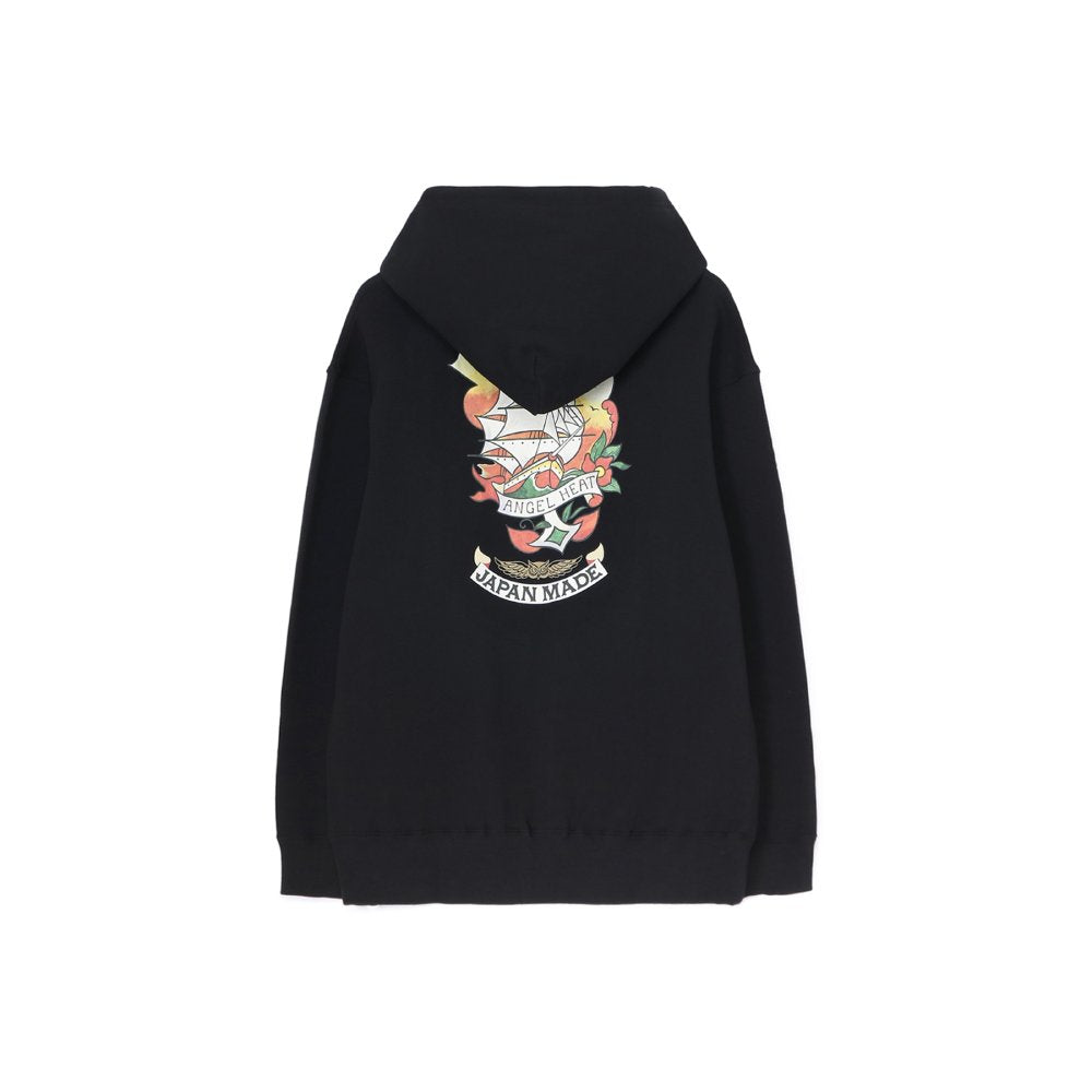 Brosh x Wildside Yohji Yamamoto Pull Over Tattoo Hoodie - Medium