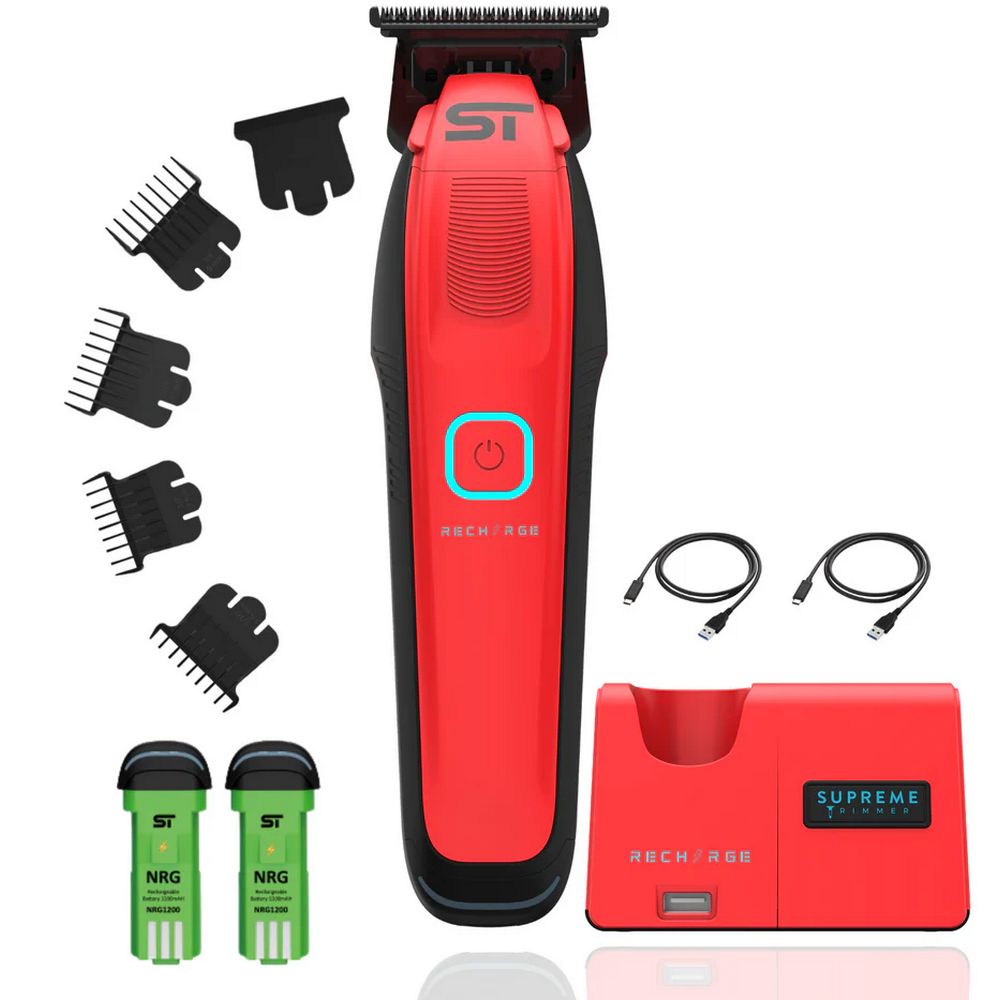 Supreme Recharge T-Shaper Trimmer Red ST777