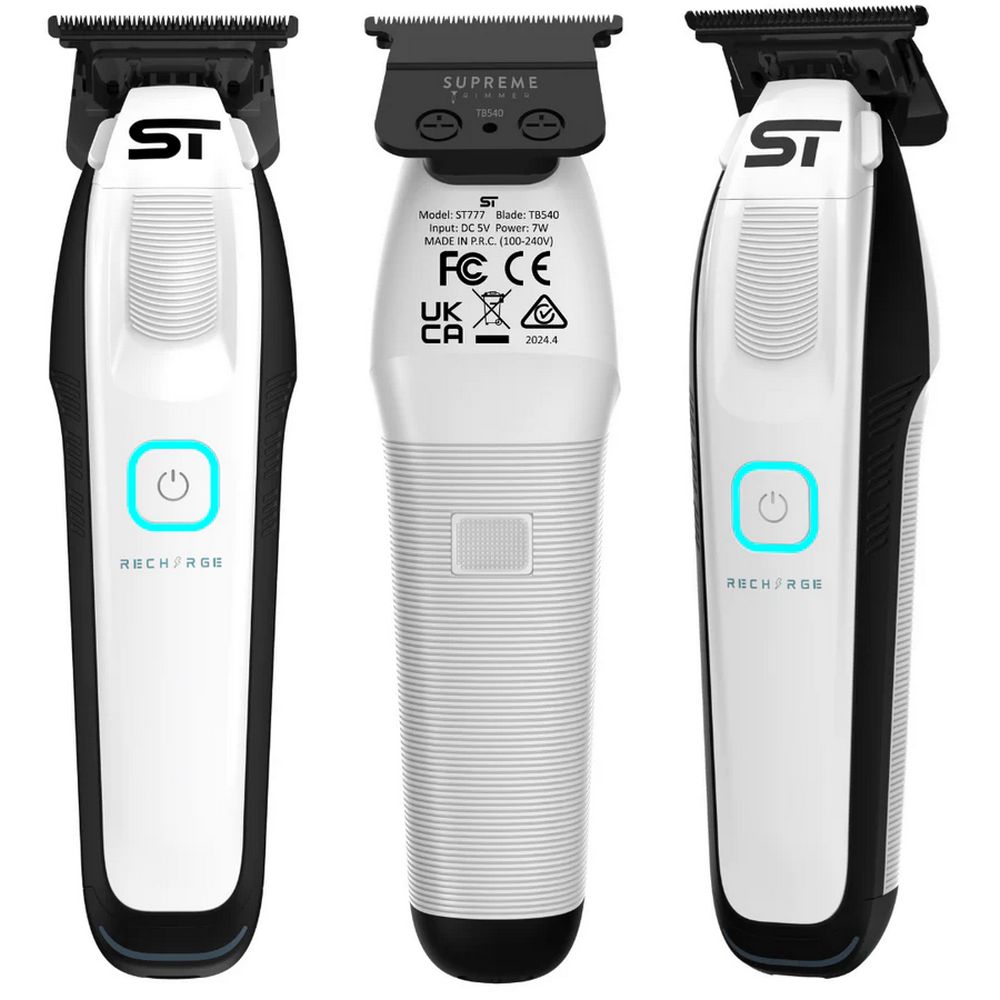 Supreme Recharge T-Shaper Trimmer White ST777
