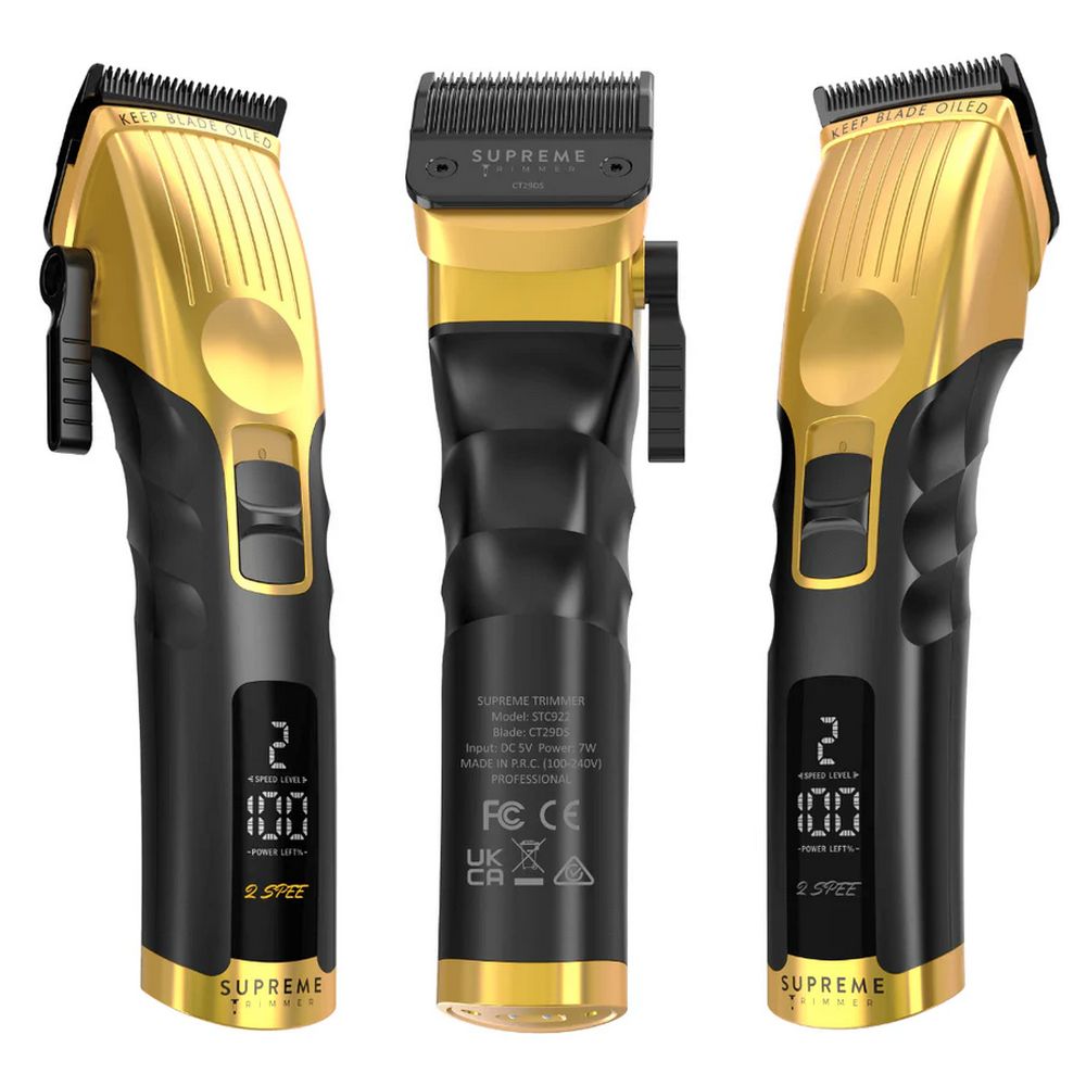 Supreme 2Spee Hair Clipper STC922 Gold