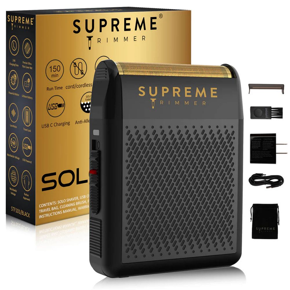 Supreme Solo Single Foil Shaver Black STF101