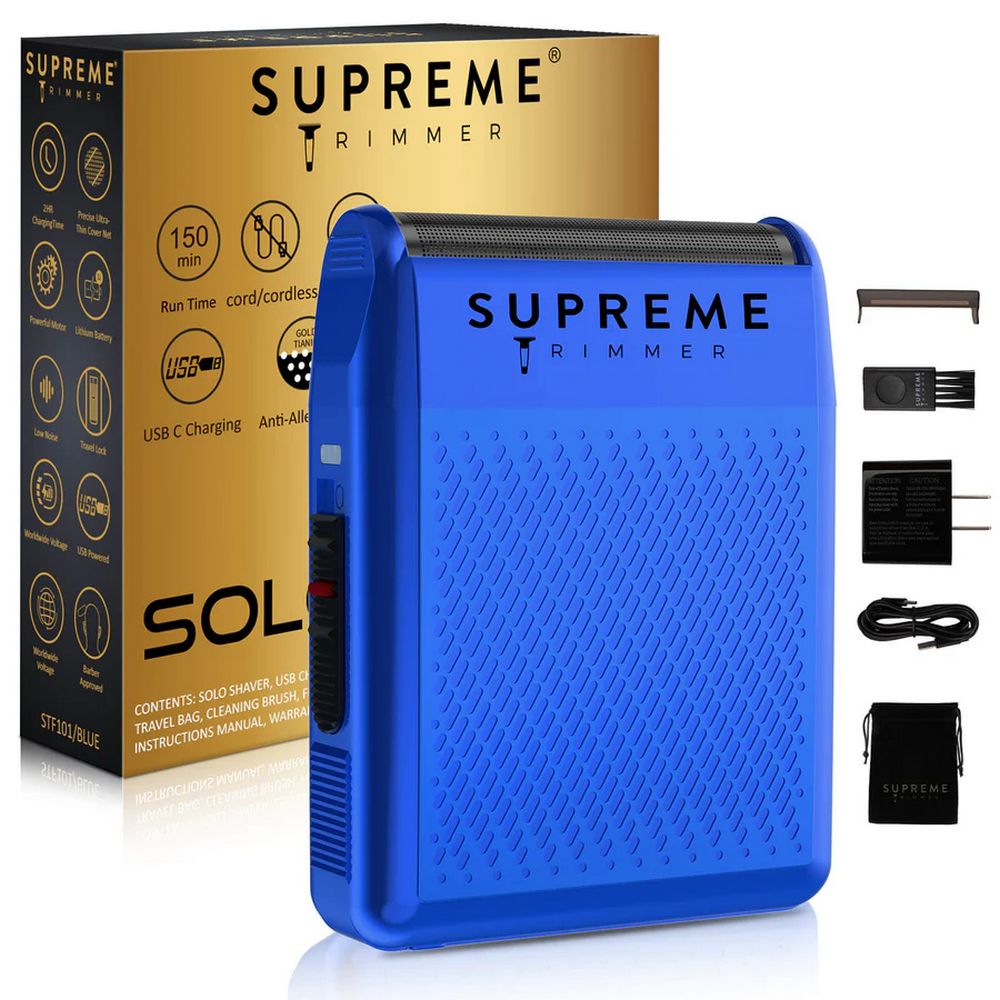 Supreme Solo Single Foil Shaver Blue STF101