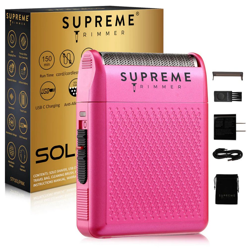 Supreme Solo Single Foil Shaver Pink STF101
