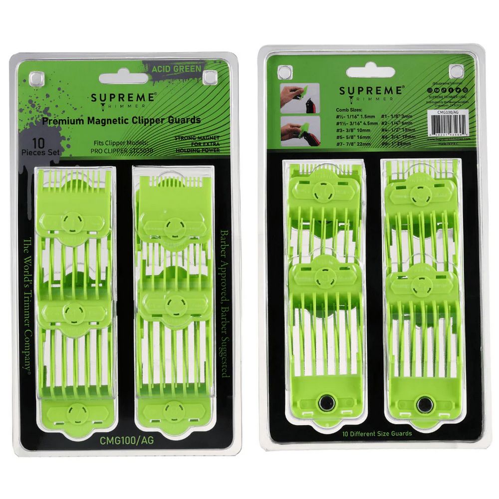 Supreme Magnetic Guide Combs Acid Green CMG100