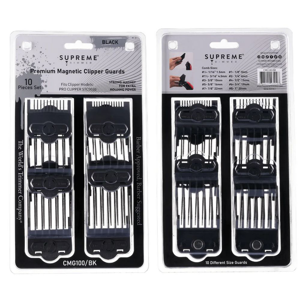 Supreme Magnetic Guide Combs Black CMG100
