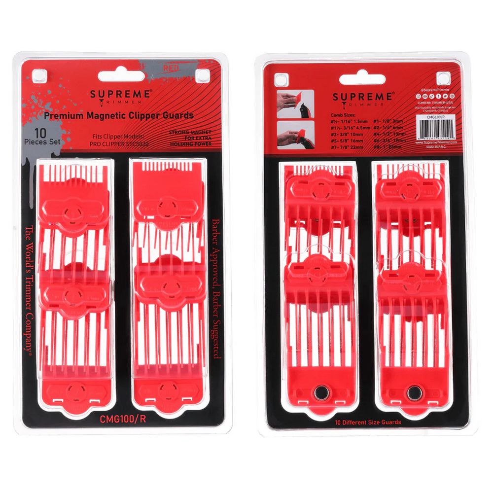 Supreme Magnetic Guide Combs Red CMG100