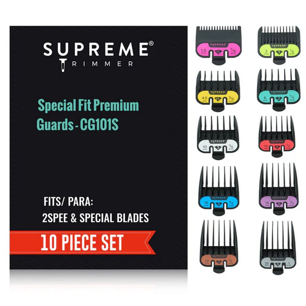 Supreme Professional Colored Guide Combs CG101S