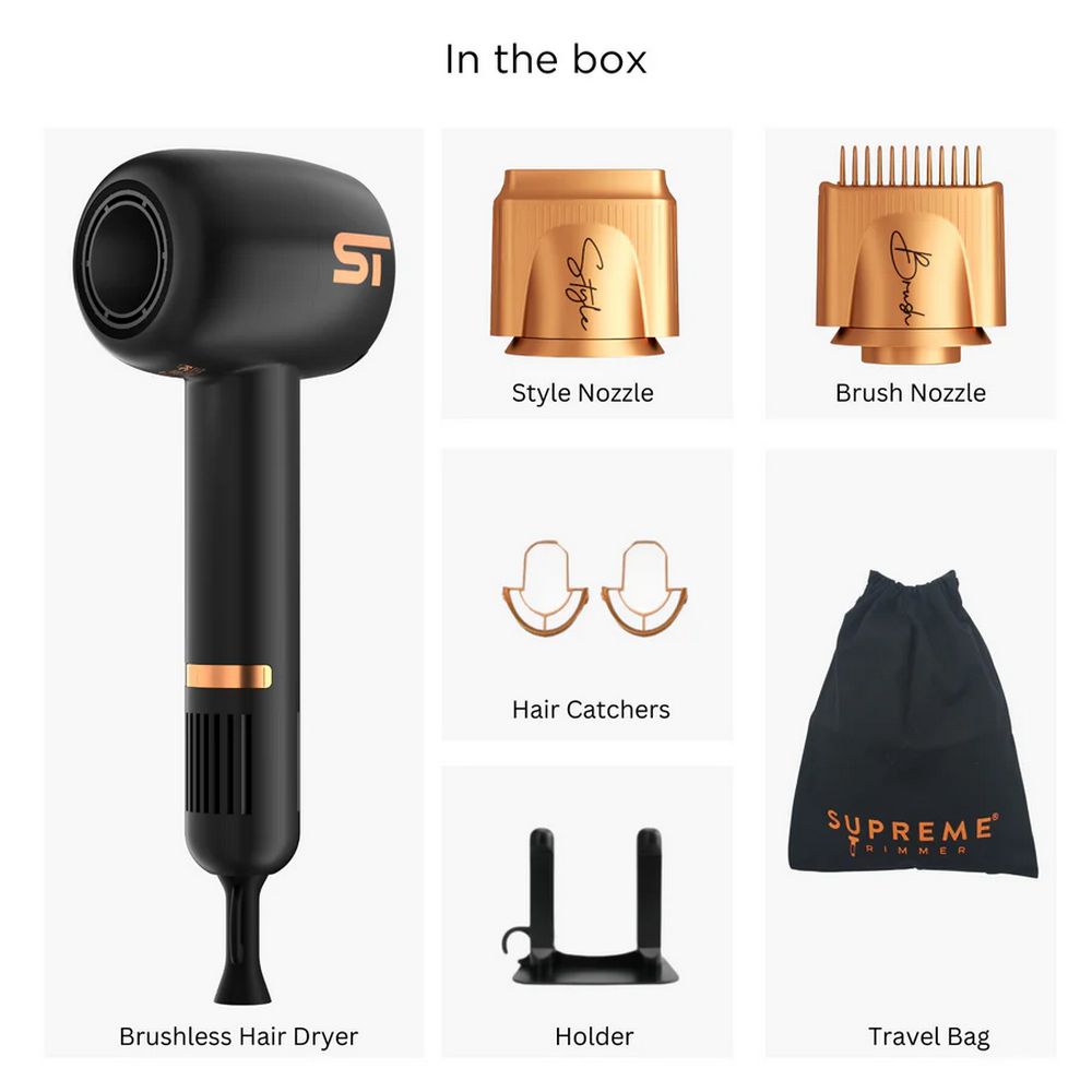 Supreme Hair Dryer Black