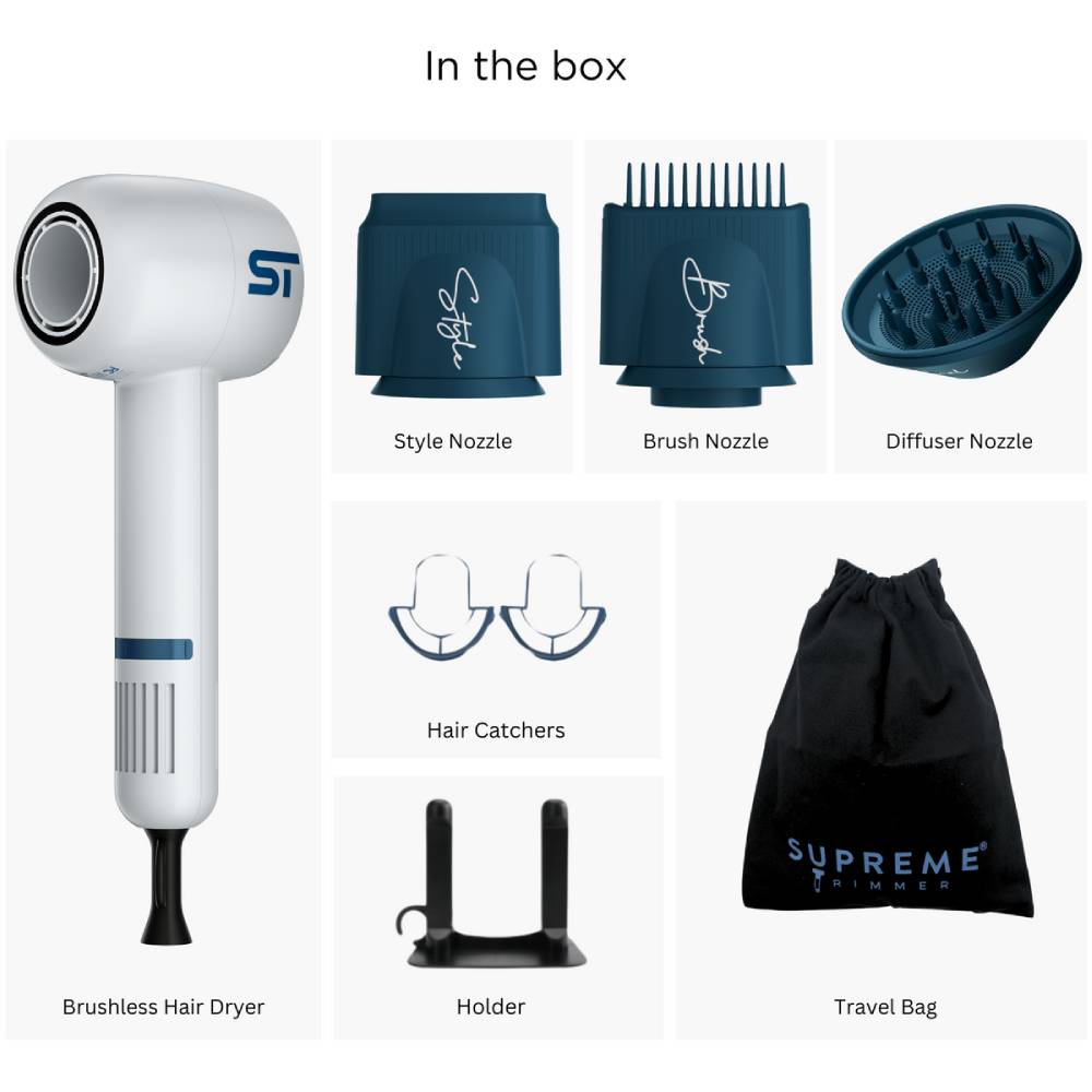 Supreme Hair Dryer White