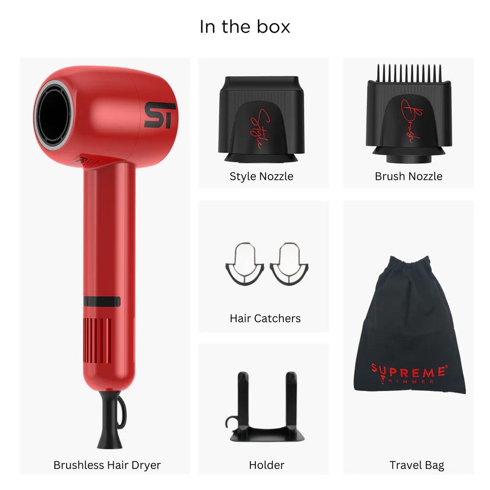 Supreme Hair Dryer Red