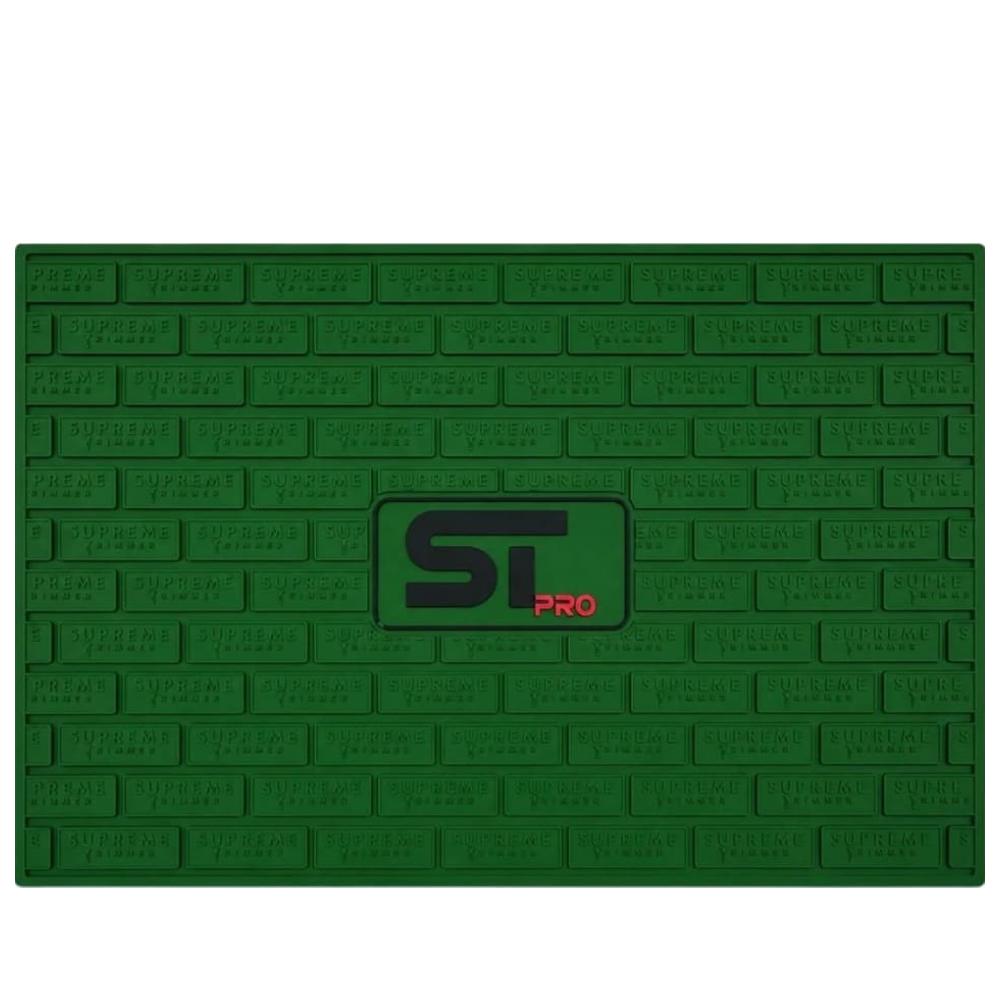Supreme Non Slip Barber Station Mat Green