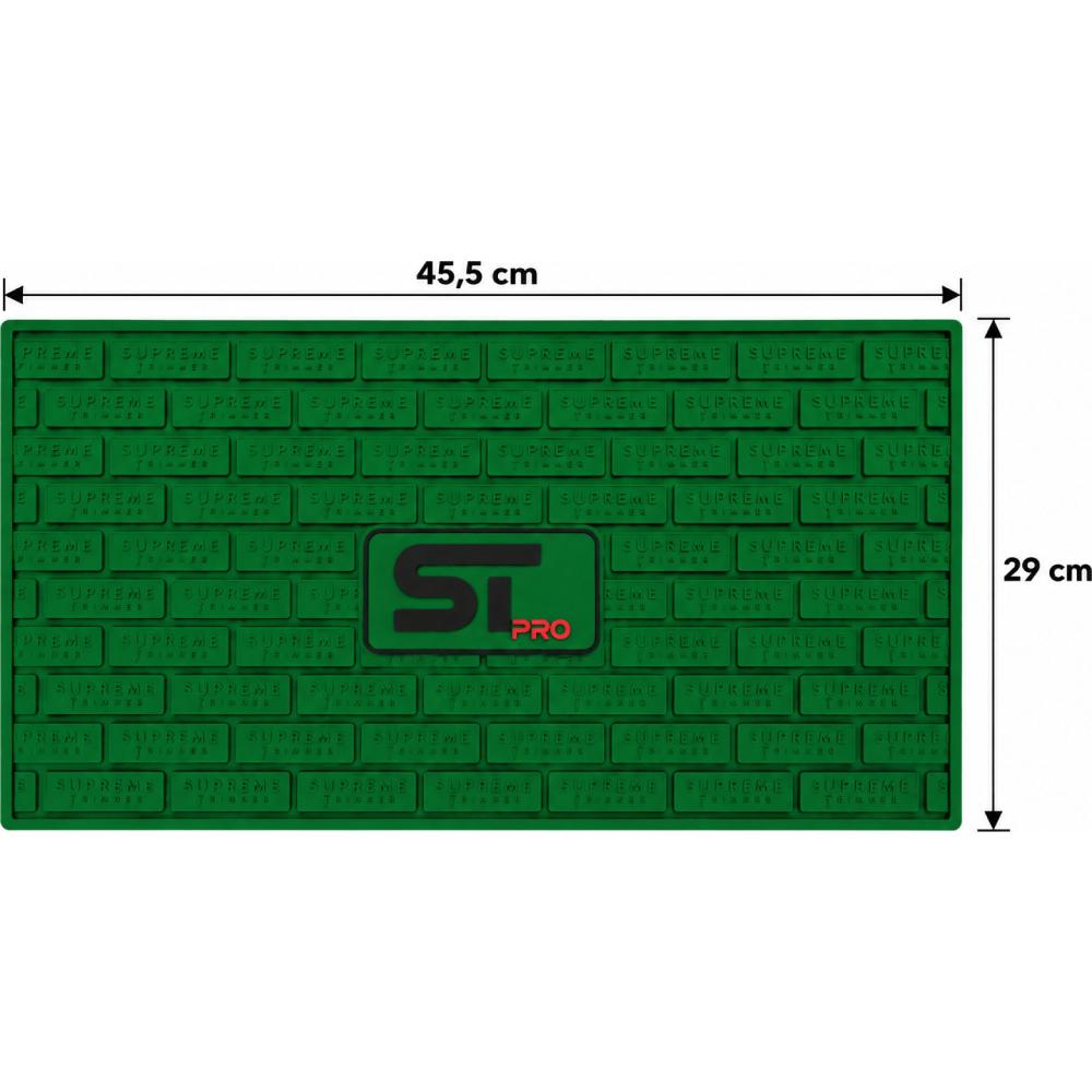Supreme Non Slip Barber Station Mat Green