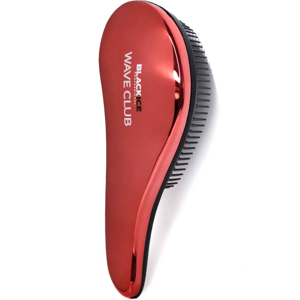 Black Ice Wave Club  Shampoo Brush Red