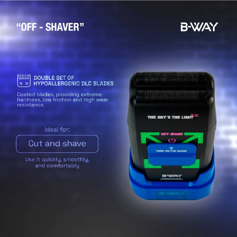 B-WAY Off Shaver Black