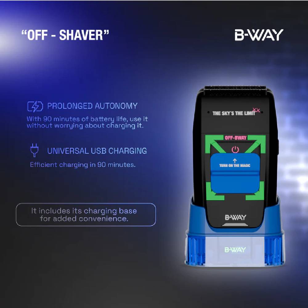 B-WAY Off Shaver Black
