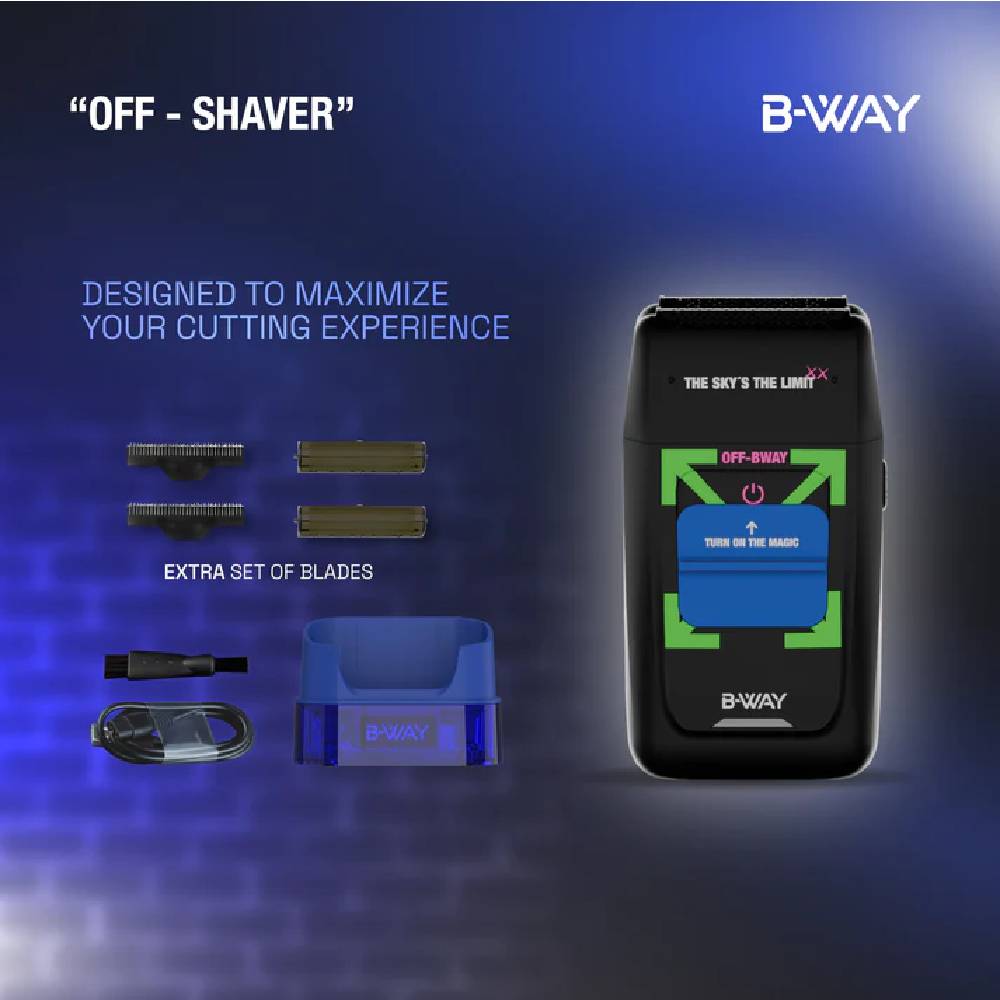 B-WAY Off Shaver Black