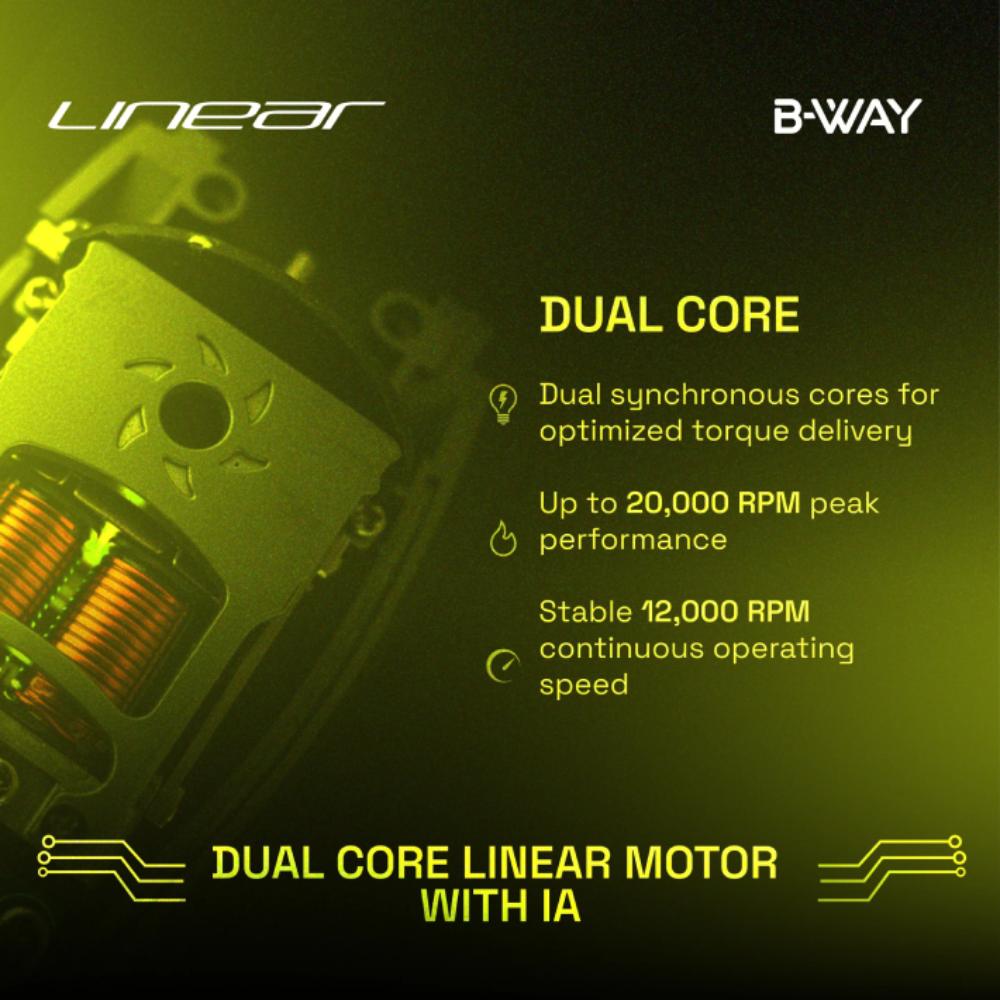 B-WAY Linear Clipper Lemon