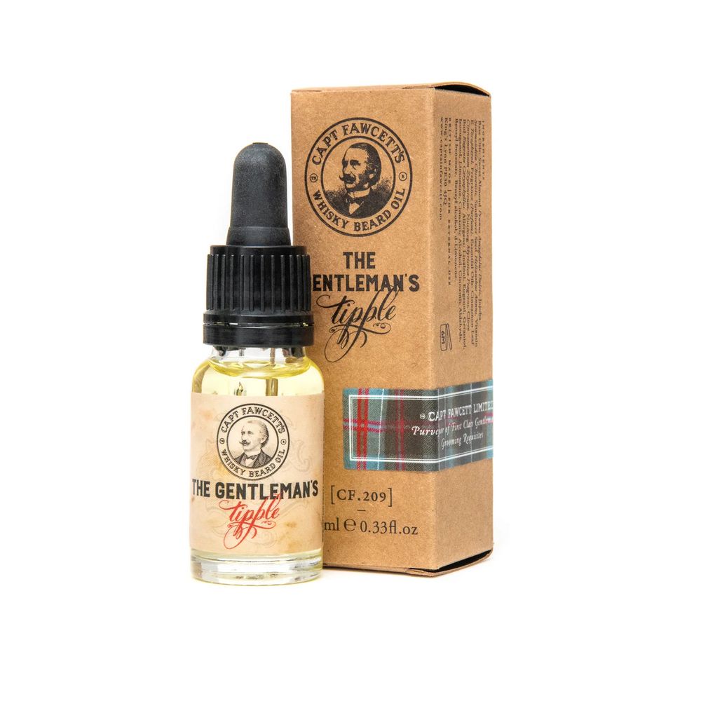 Captain Fawcett Gentleman's Tipple Whisky Beard Oil Travel Size 10ml