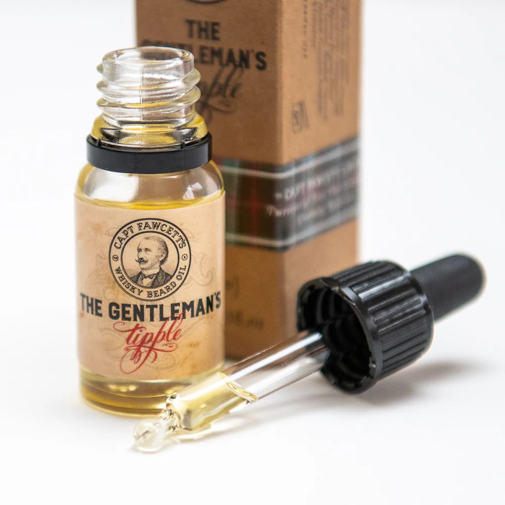 Captain Fawcett Gentleman's Tipple Whisky Beard Oil Travel Size 10ml