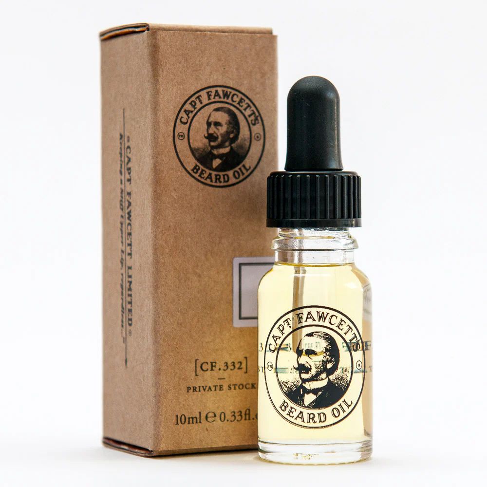 Captain Fawcett Private Stock Beard Oil Travel Size 10ml
