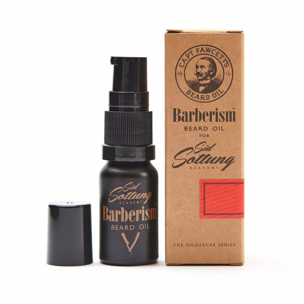 Captain Fawcett Sid Sottung Barberism Beard Oil Travel Size 10ml